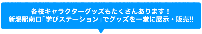 キャラクターグッズもたくさんあります！