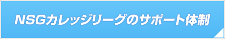NSGカレッジリーグのサポート体制