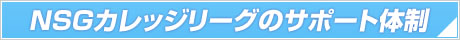 NSGカレッジリーグのサポート体制